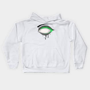 Neon Psychedelic Slime Eye Kids Hoodie